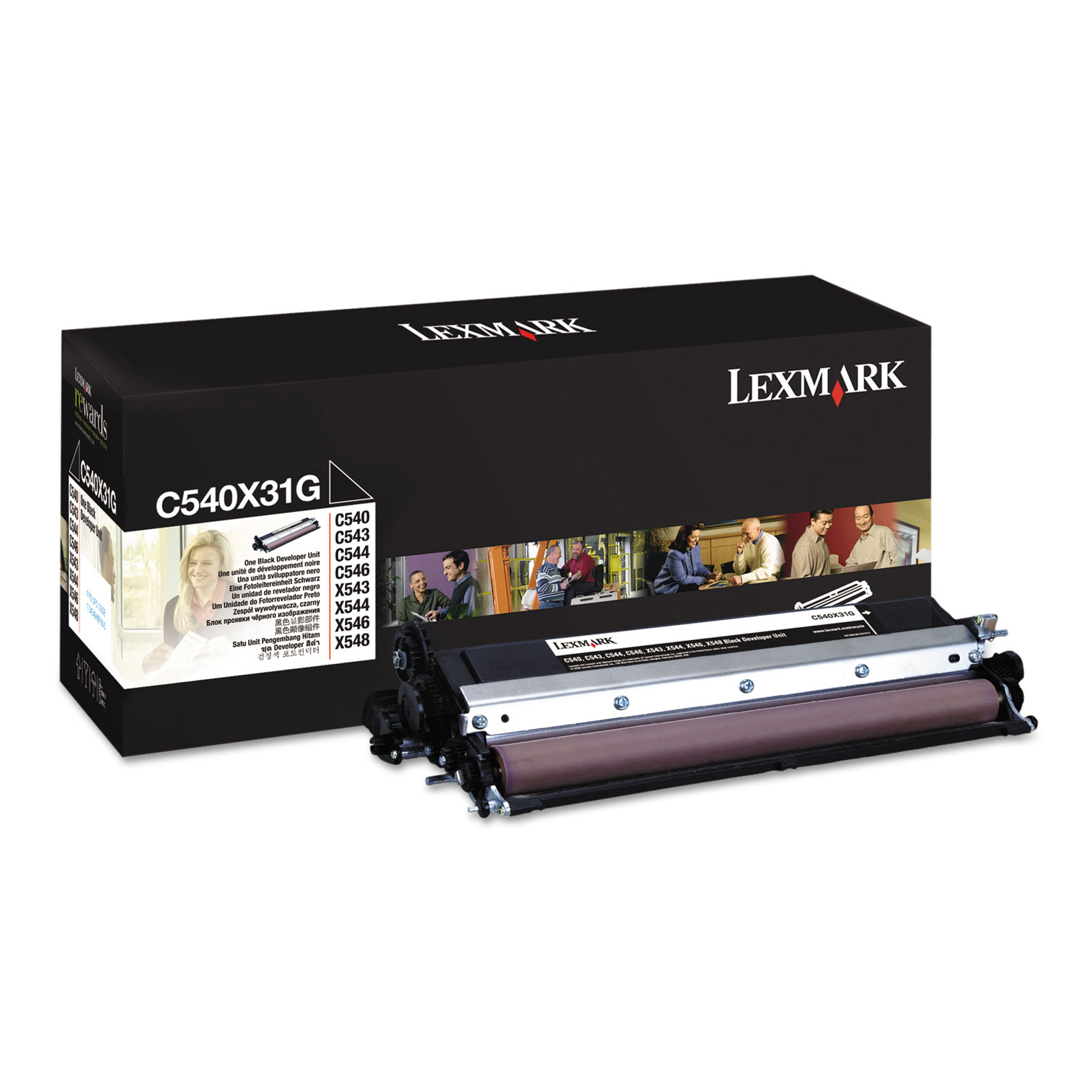 Lexmark - Nero - originale - kit unità di sviluppo - per Lexmark C540, C543, C544, C546, X543, X544, X546, X548