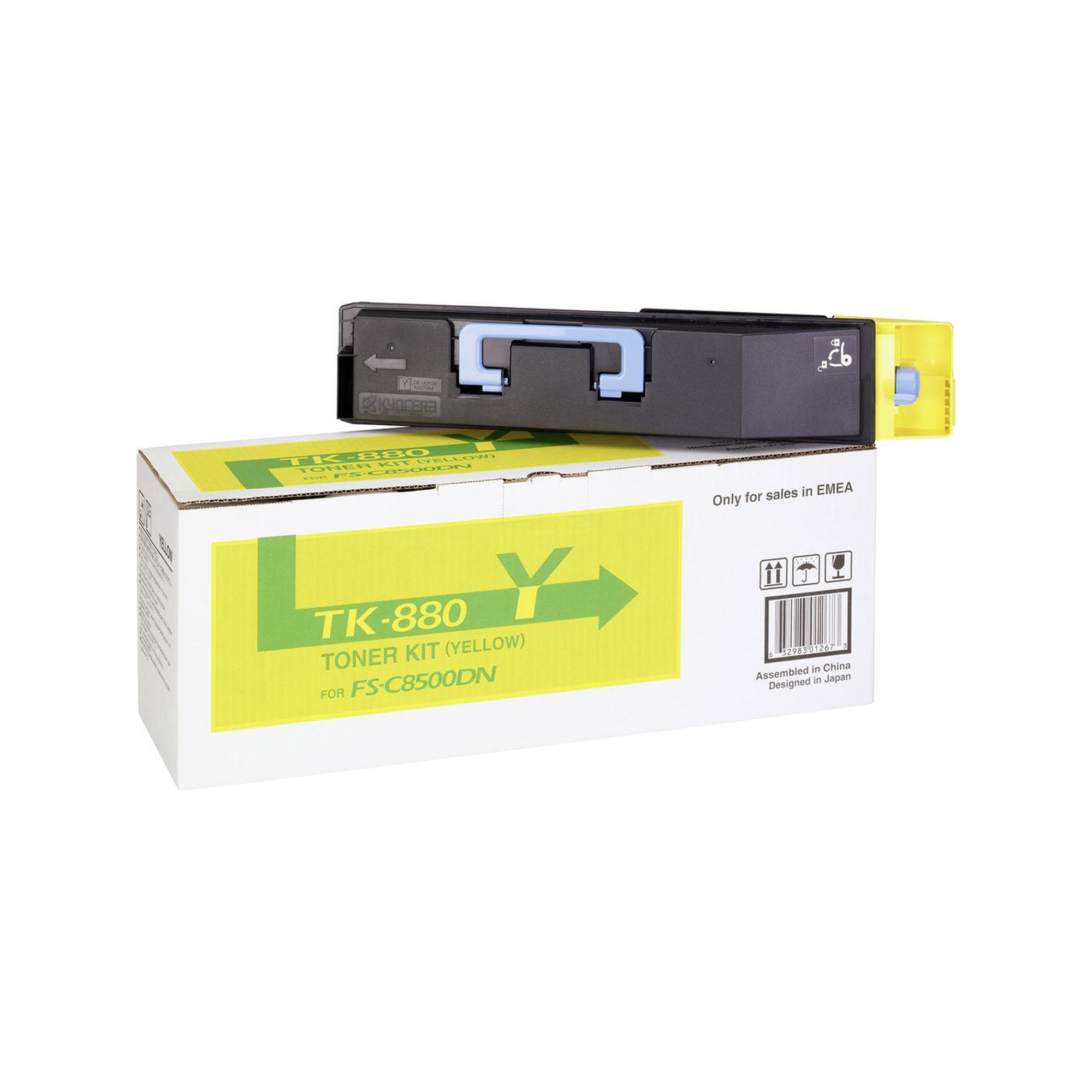 Kyocera TK 880Y - Giallo - originale - cartuccia toner - per FS-C8500DN