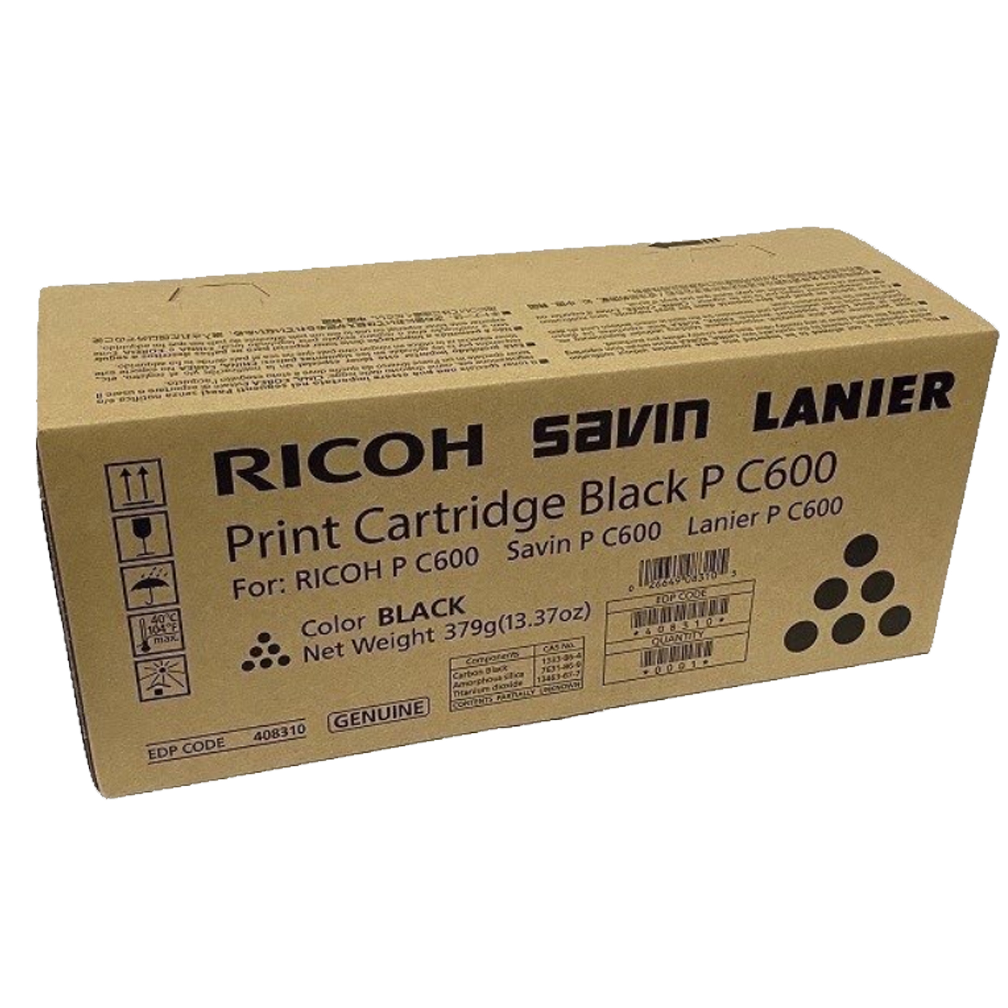 Ricoh Ricoh Toner Nero per P C600_17.000 pag