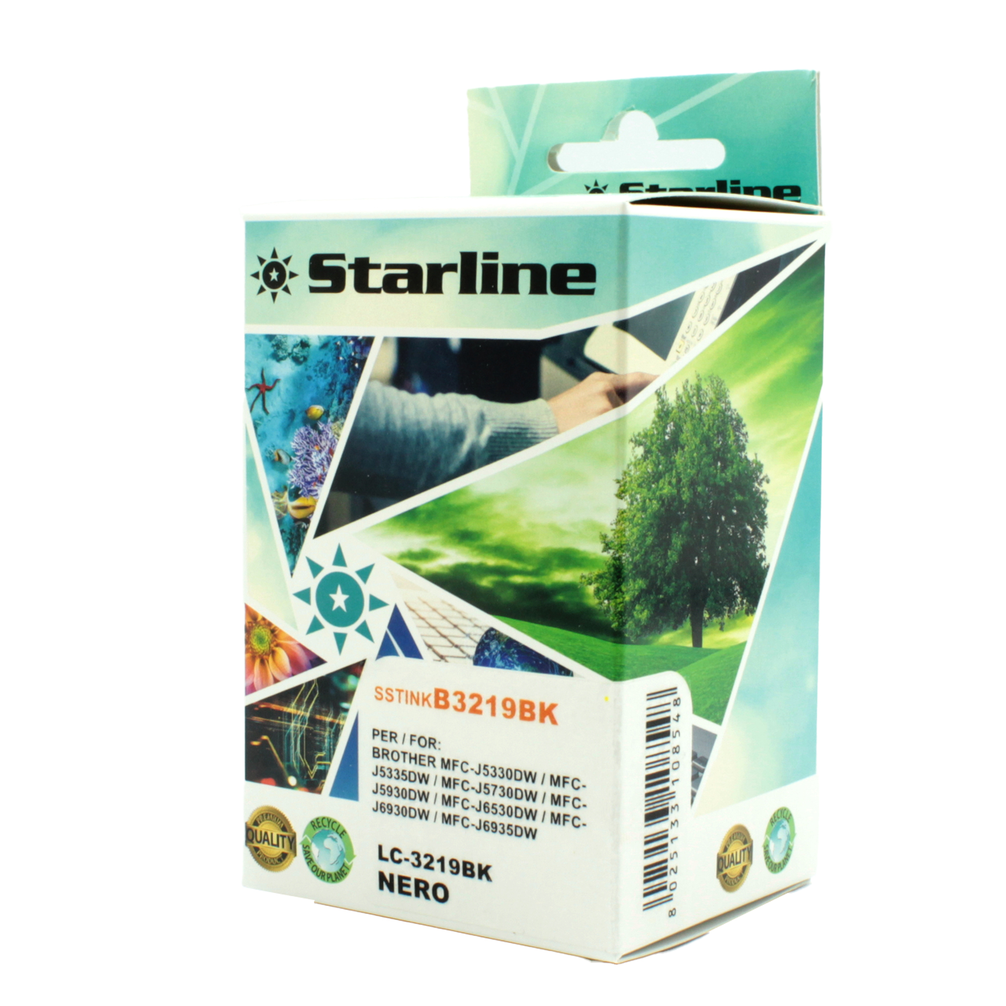Starline - Cartuccia ink - per Brother - Nero - LC3219XLBK - 68ml