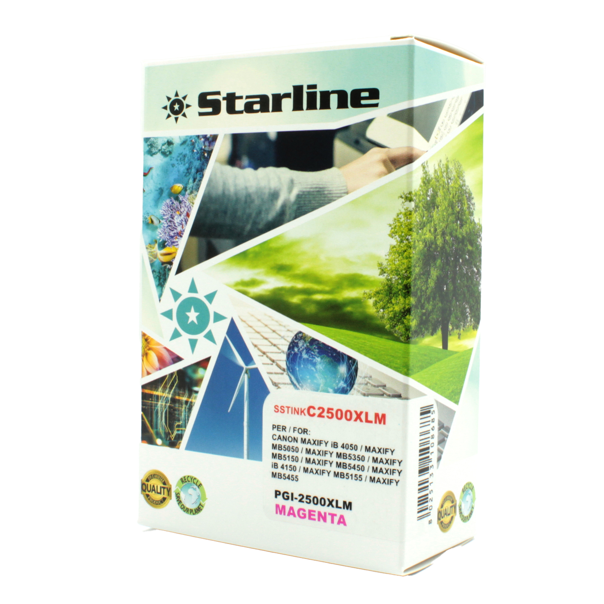 Starline - Cartuccia ink - per Canon - Magenta - PGI-2500XLM - 21 ml
