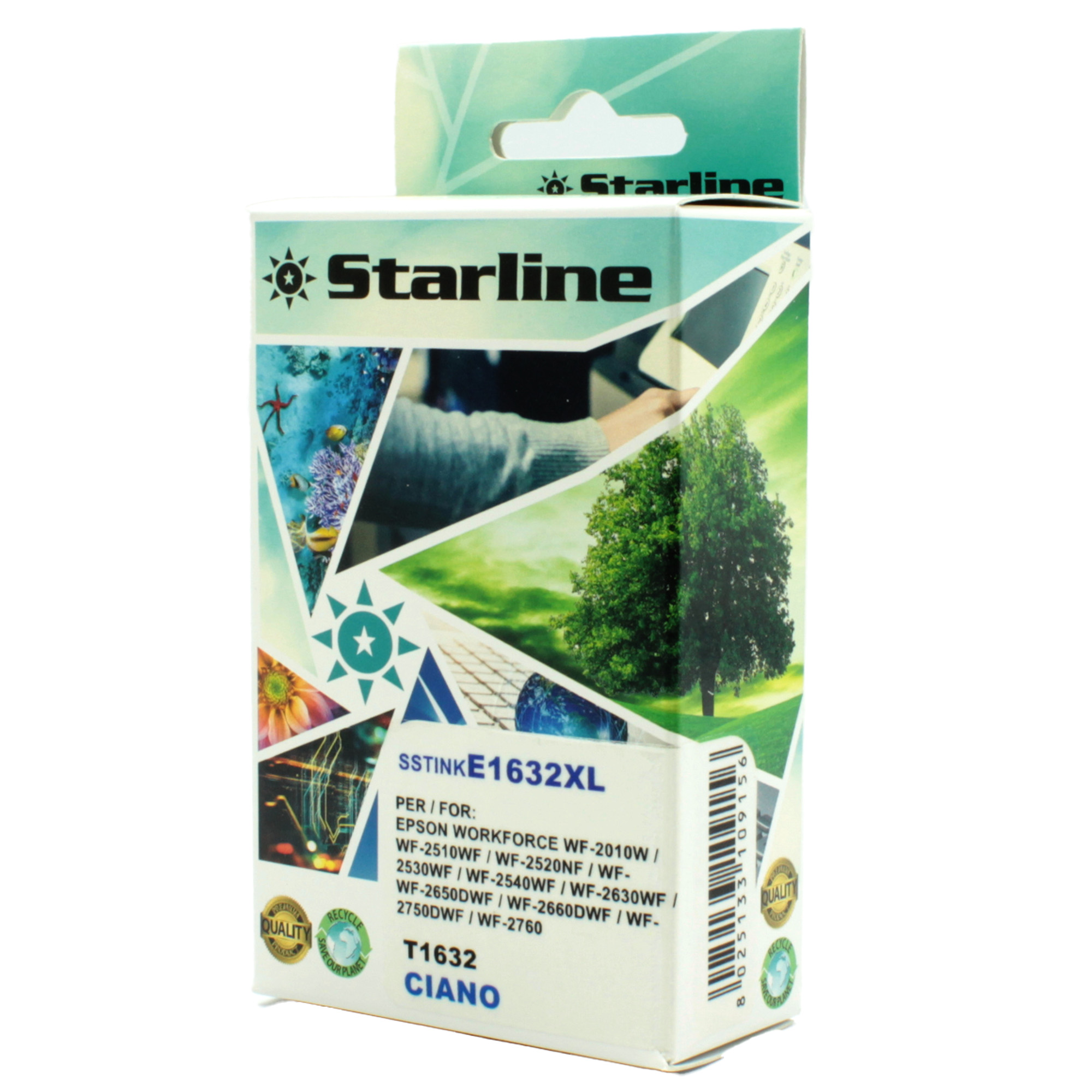 Starline - Cartuccia ink - per Epson - Ciano - C13T16324012 - 16XL 10 ml