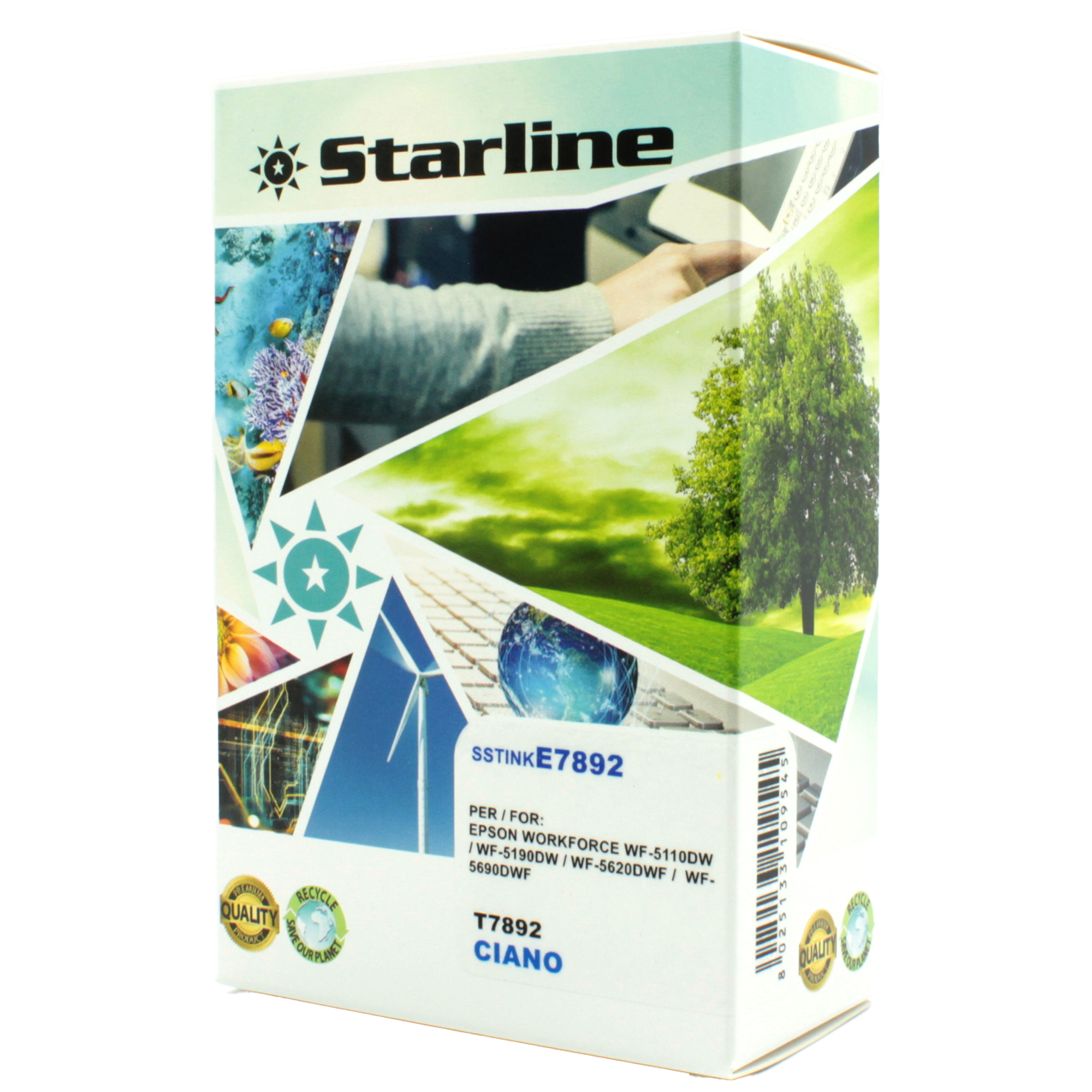 Starline - Cartuccia ink - per Epson - Ciano - T7892 - C13T789240 - 55ml