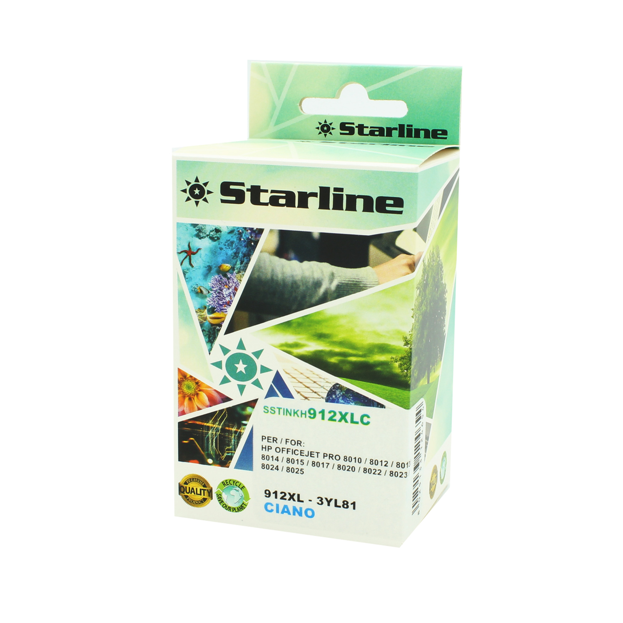 Starline - Cartuccia Ink Compatibile per HP 912 …
