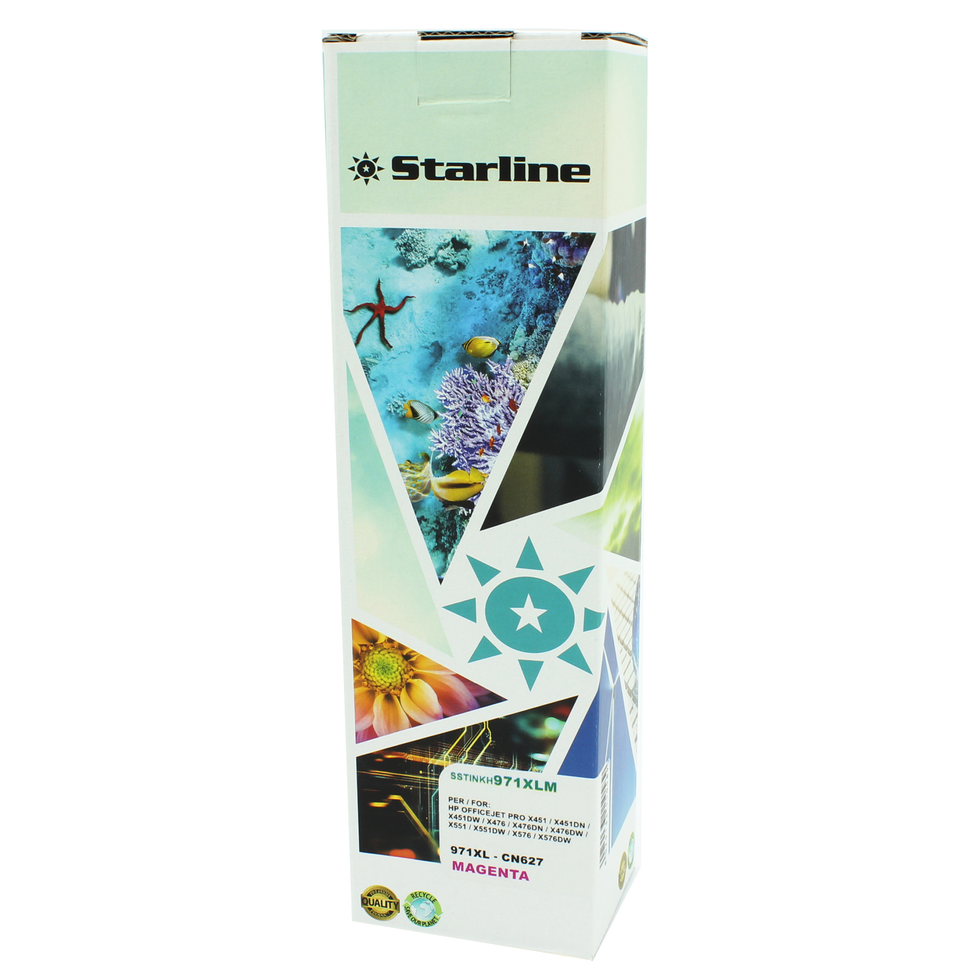 Starline - Cartuccia ink Compatibile - per HP 971 - Magenta - 113ml