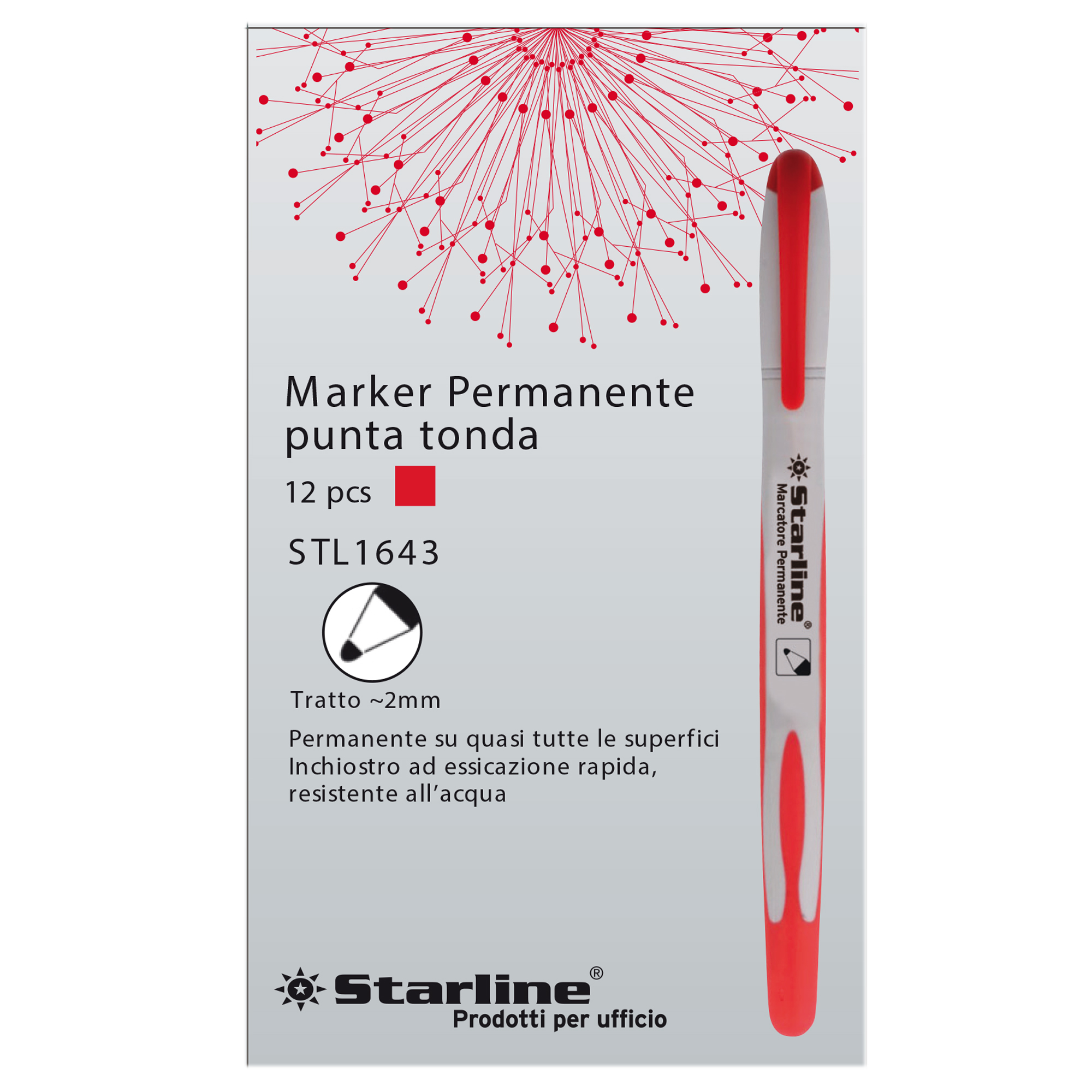 Marcatore permanente Starline - punta tonda 2,0mm - …