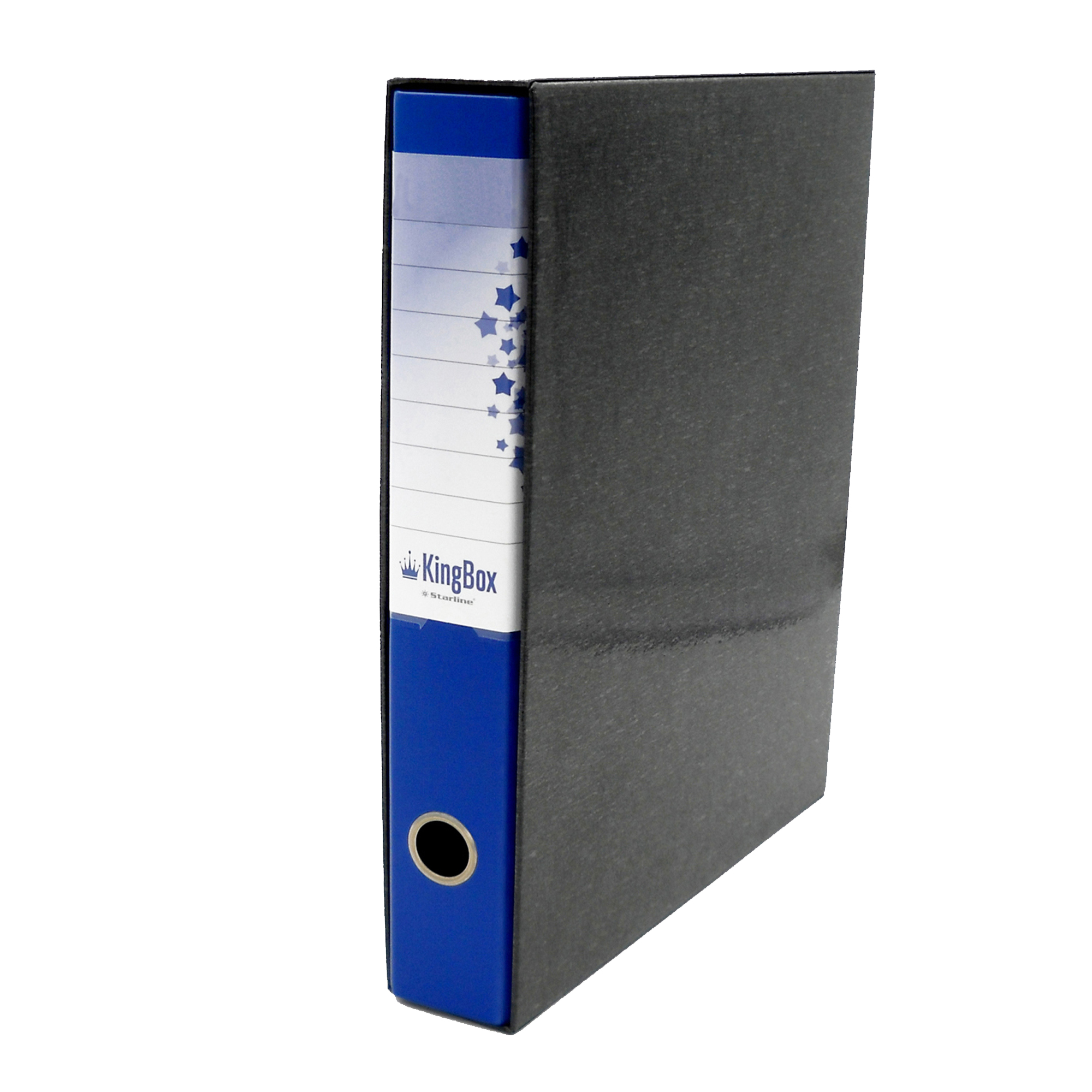 Registratore Kingbox - dorso 5 cm - protocollo 23 x 33 cm - blu - Starline