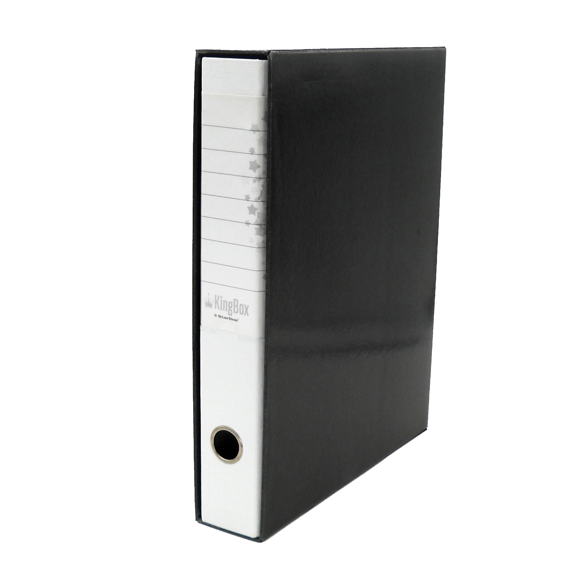 Registratore Kingbox - dorso 5 cm - protocollo 23 x 33 cm - bianco - Starline