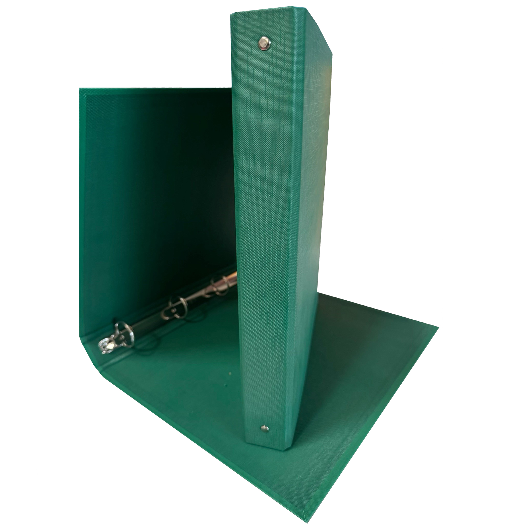 Raccoglitore King - 22 x 30 cm - 4 anelli tondi 30 mm - dorso 4 cm - rivestimento in PP - verde - Starline