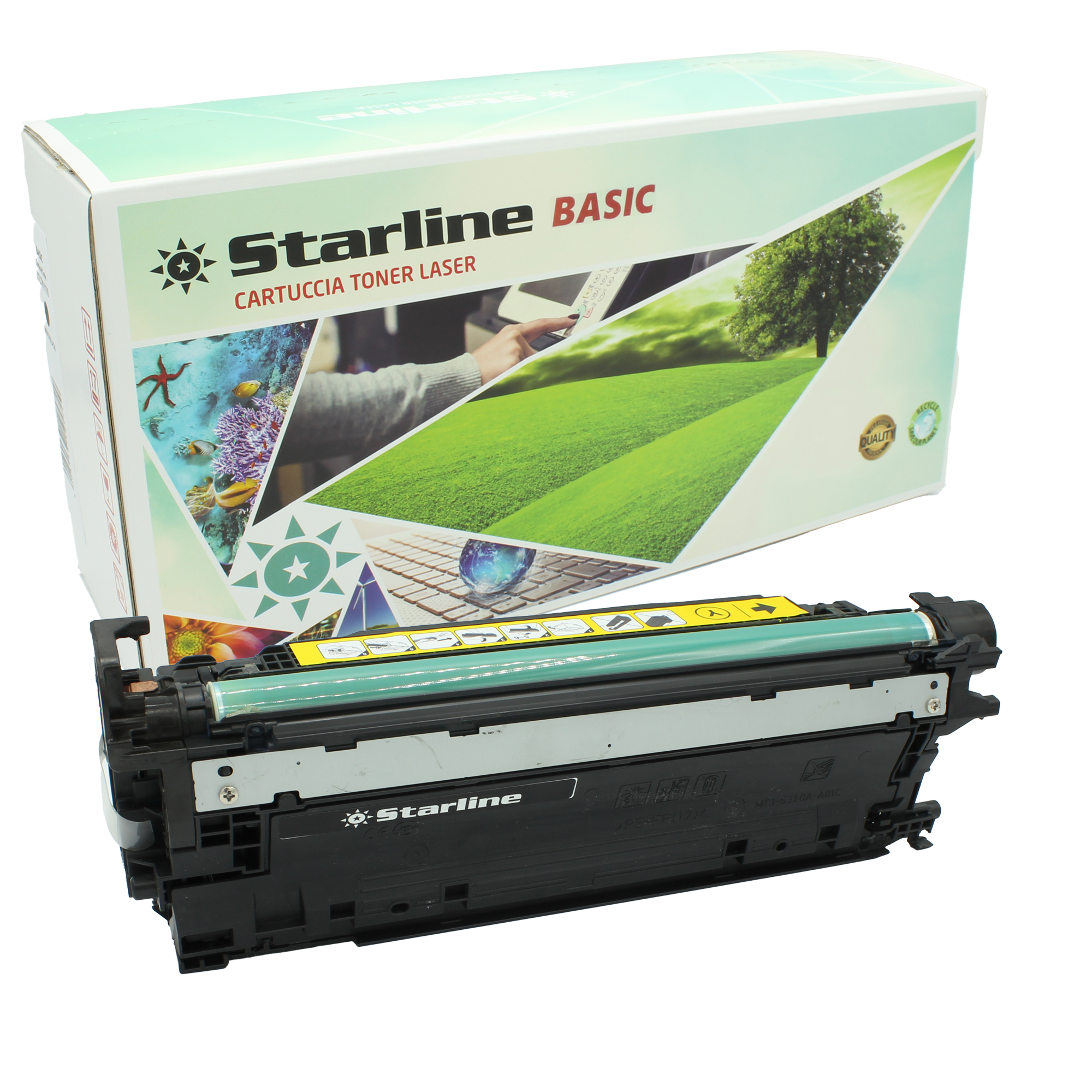 Starline - Toner Compatibile per HP 504A- Ciano …