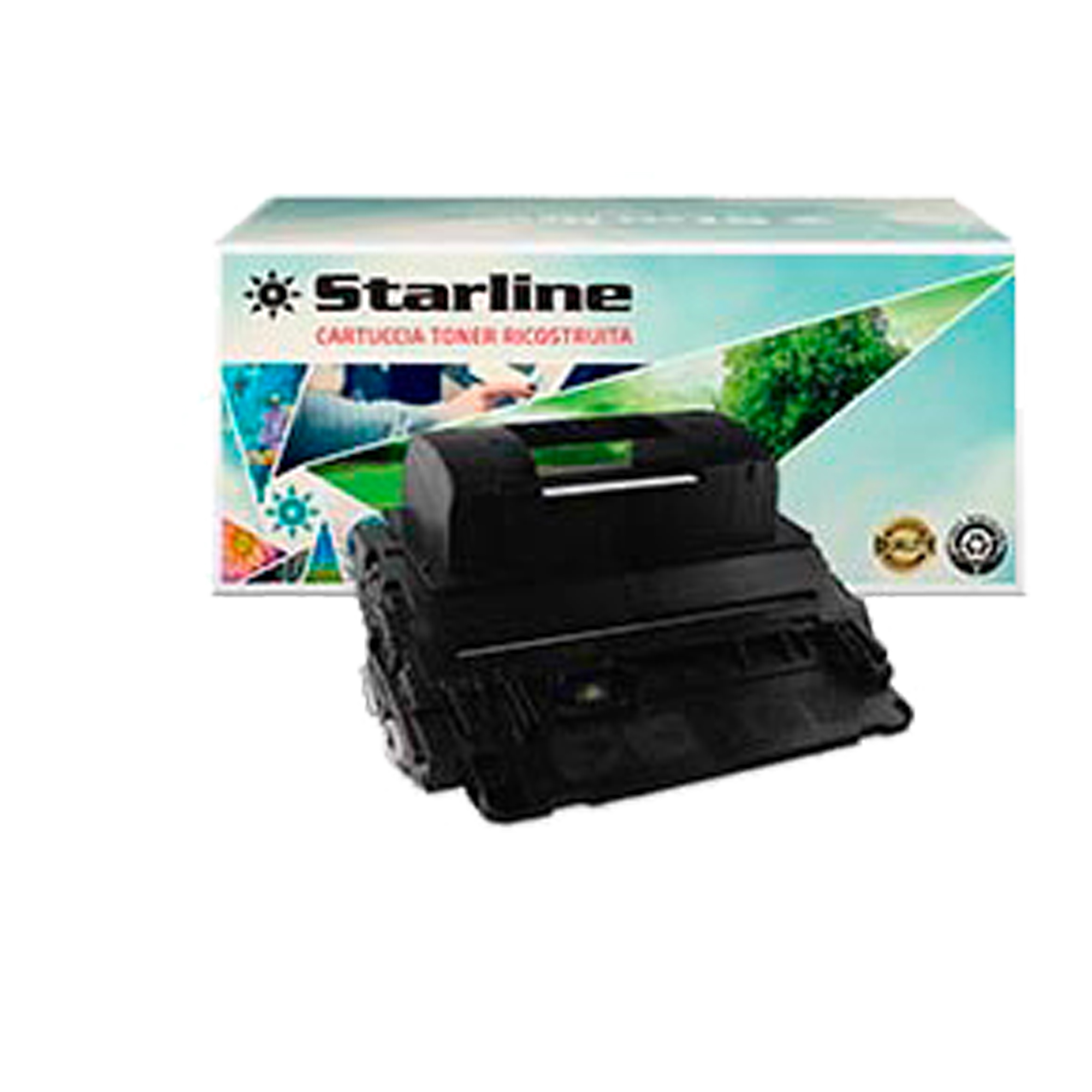 Starline - Toner Ricostruito - per HP 90A …