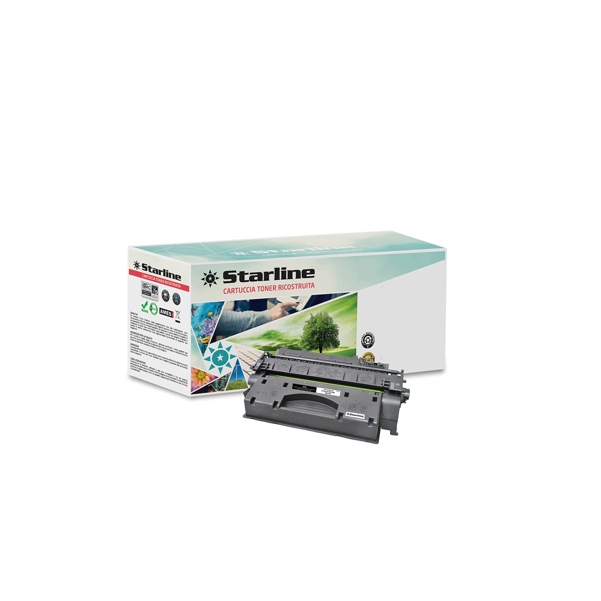 Starline - Toner Ricostruito - per HP 80X …