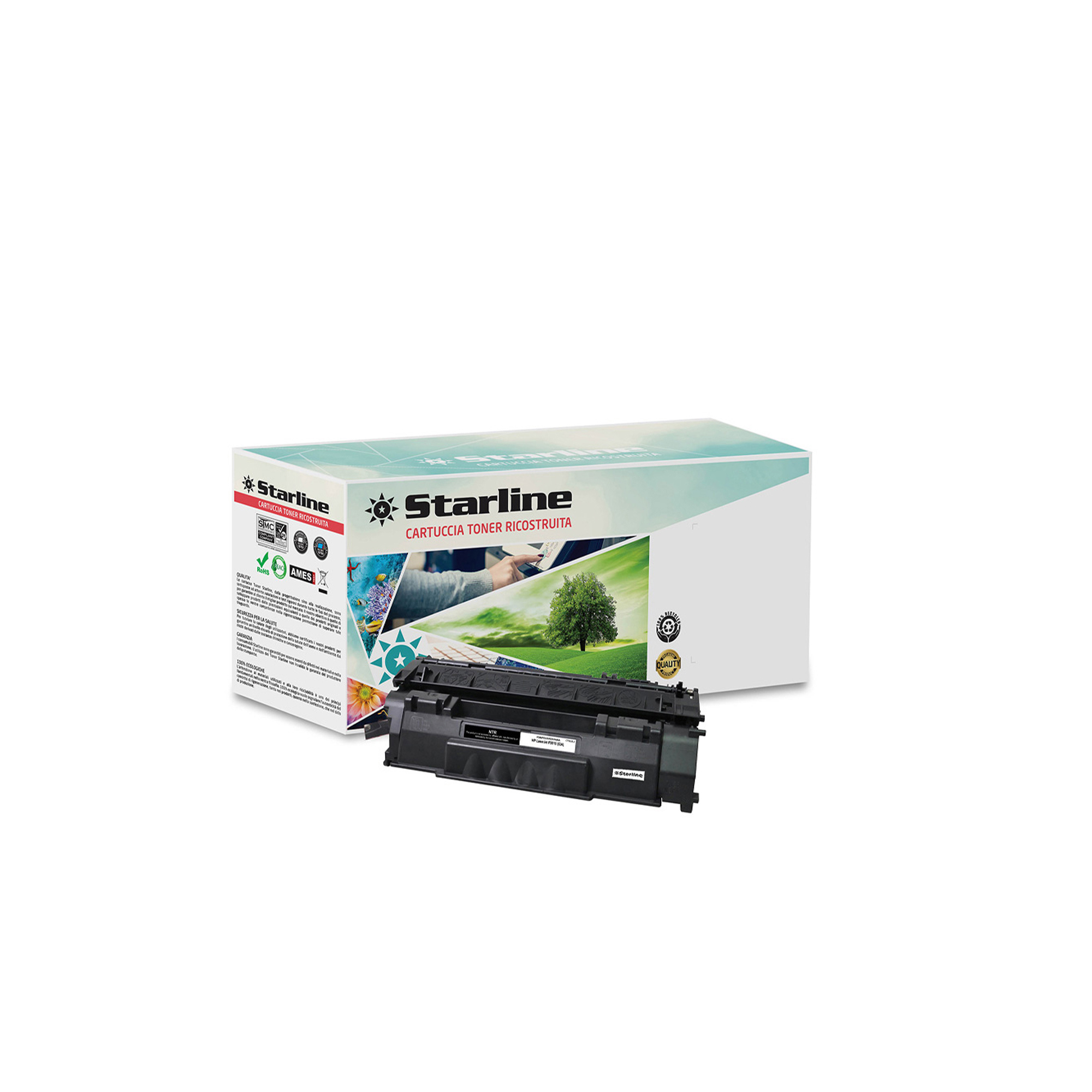 Starline - Toner Ricostruito - per HP 53A …