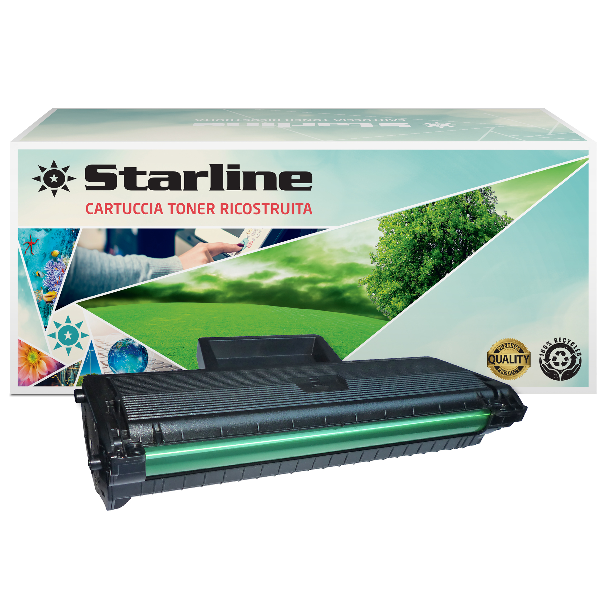 Starline - Toner Ricostruito - per HP 106A …