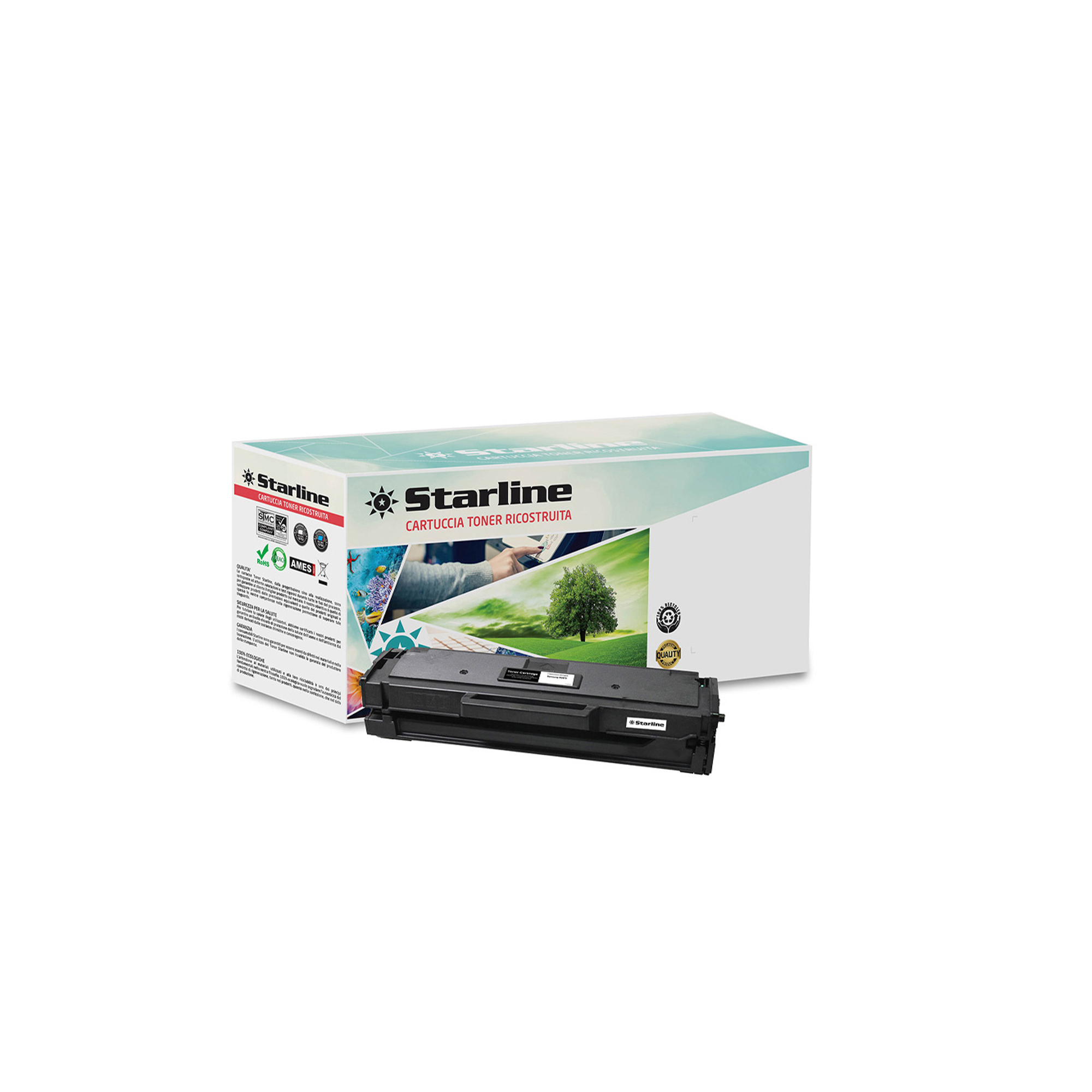 Starline - Toner Ricostruito - per Samsung - Nero - 1.000 pag