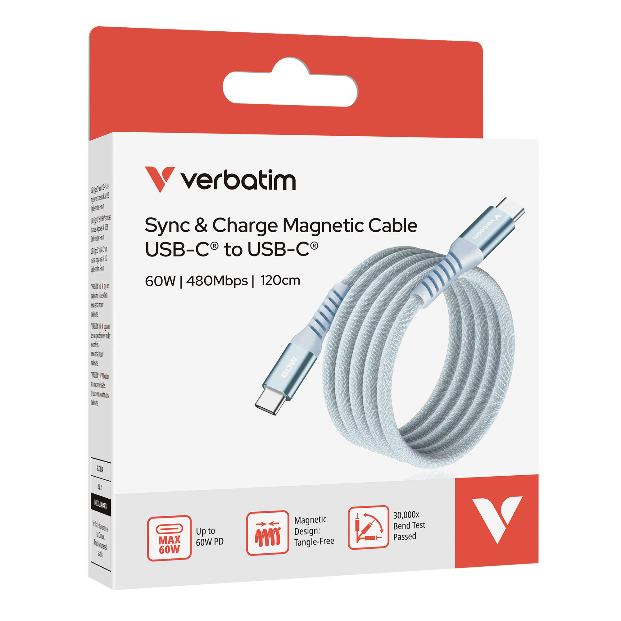Verbatim - Cavo USB-C to USB-C - Blu - 31852 - 100cm