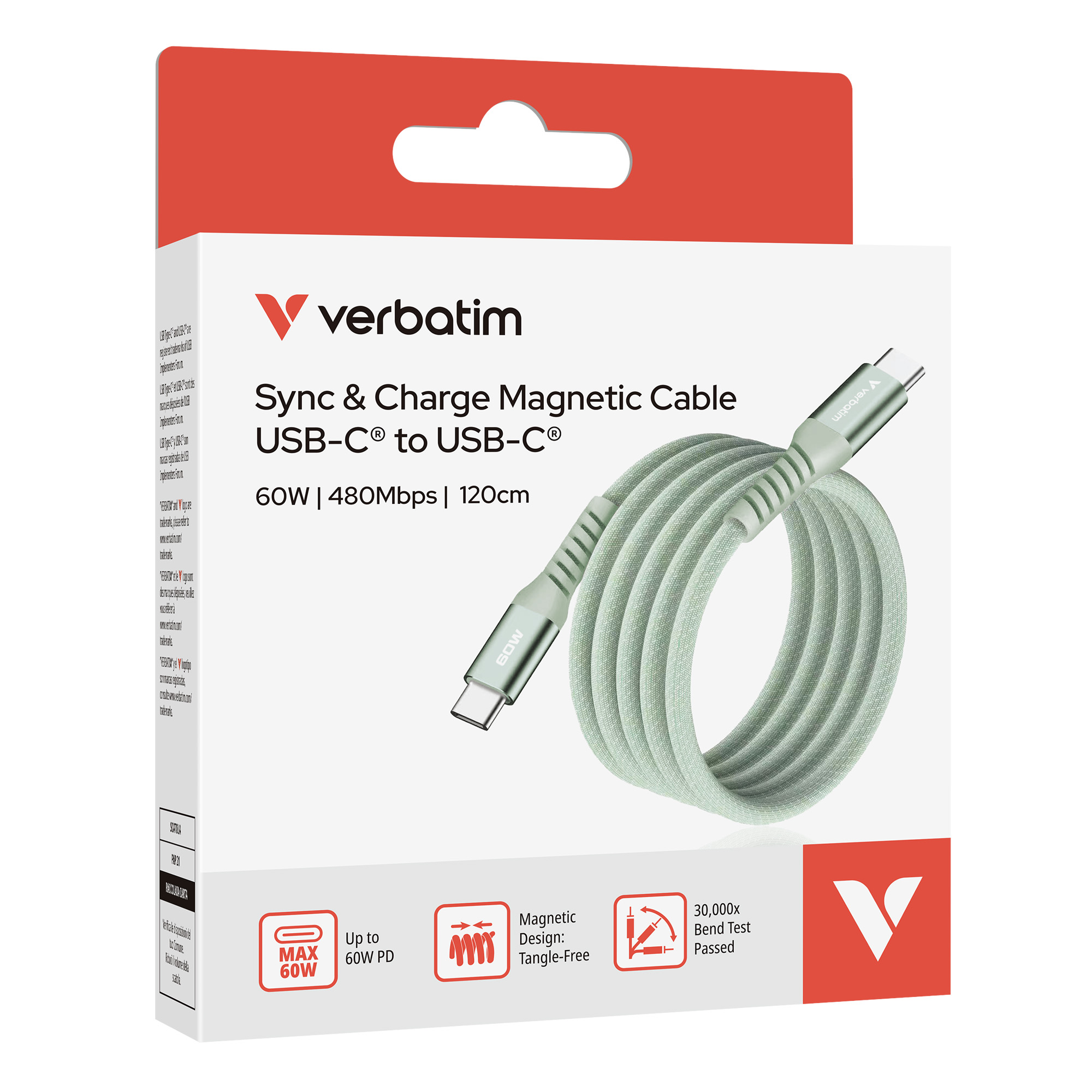 Verbatim - Cavo USB-C to USB-C - Verde …