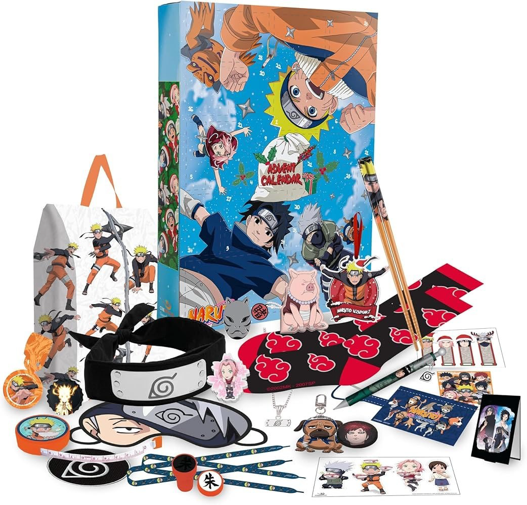 PREORDINE YuMe Gift Box - Classic Advent Calendar - Naruto - SOLID CTN (10 Units) 17965 *FINE SETTEMBRE