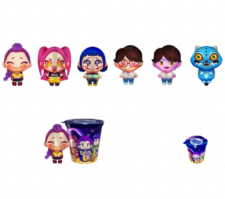 PREORDINE Rei Toys KPOP Demon Hunter Personaggi a sorpresa in Tazza Ramen 8 cm Assortimento KPOP0600 *LUGLIO
