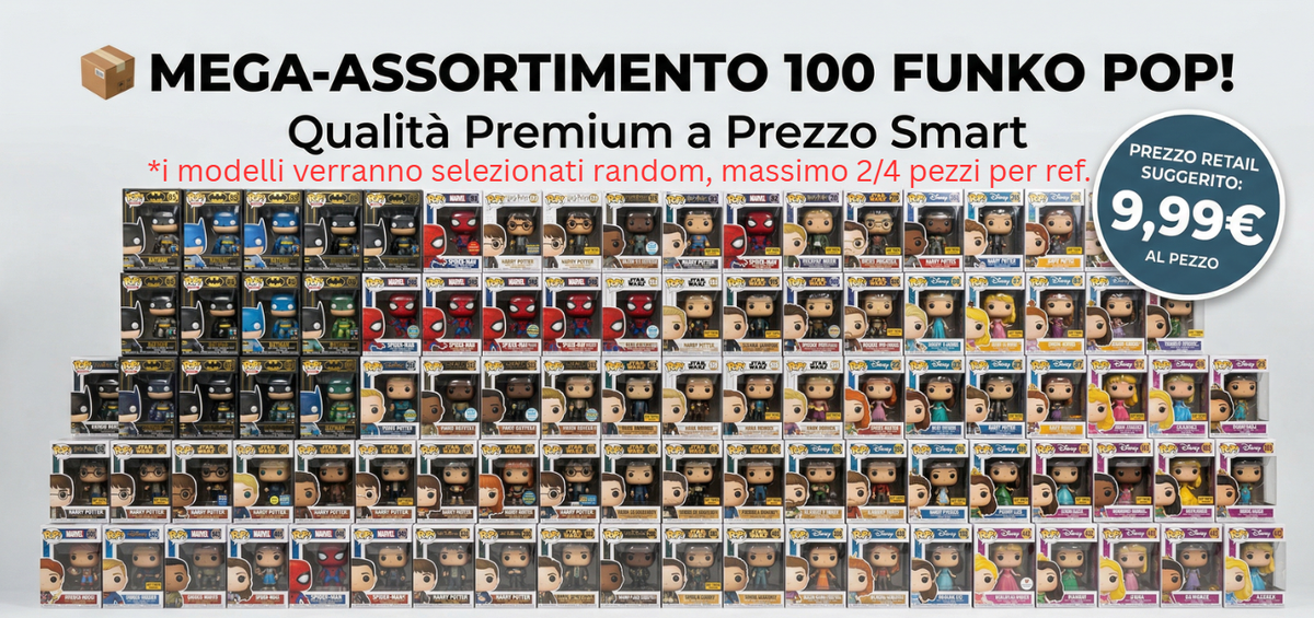 PREORDINE FUNKO POP Mega-Pack 100 PEZZI - Mixed Edition PREZZO SMART