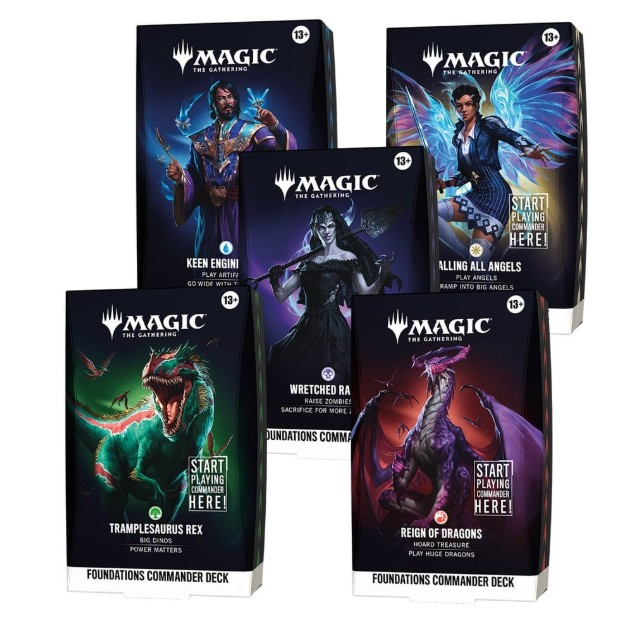 PREORDINE MAGIC THE GATHERING BOX FOUNDATIONS COMMANDER DECK - REALITY FRACTURE (5 MAZZI) - ENG 02/10/2026