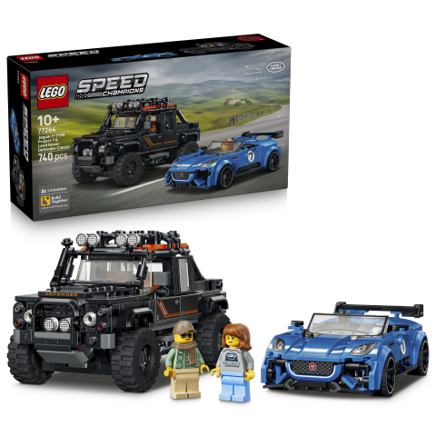 PREORDINE LEGO SPEED CHAMPIONS - Jaguar Project 7 & Land Rover Defender 77264 *AGOSTO