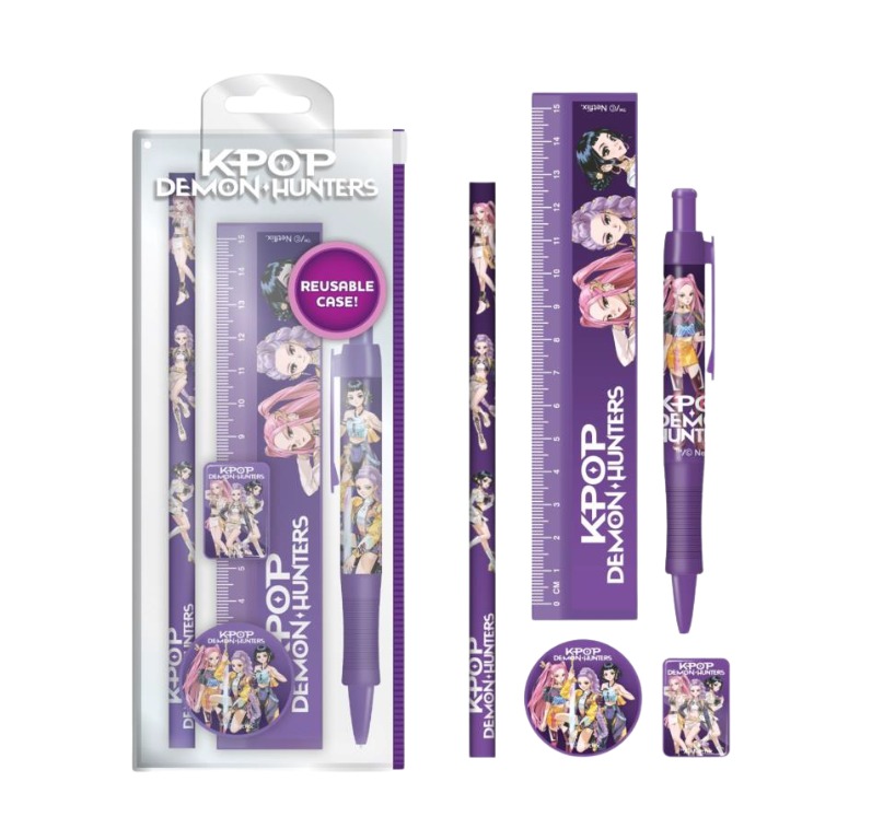 PREORDINE KPOP DEMON HUNTERS - SET ASTUCCIO TRASPARENTE *FINE GIUGNO