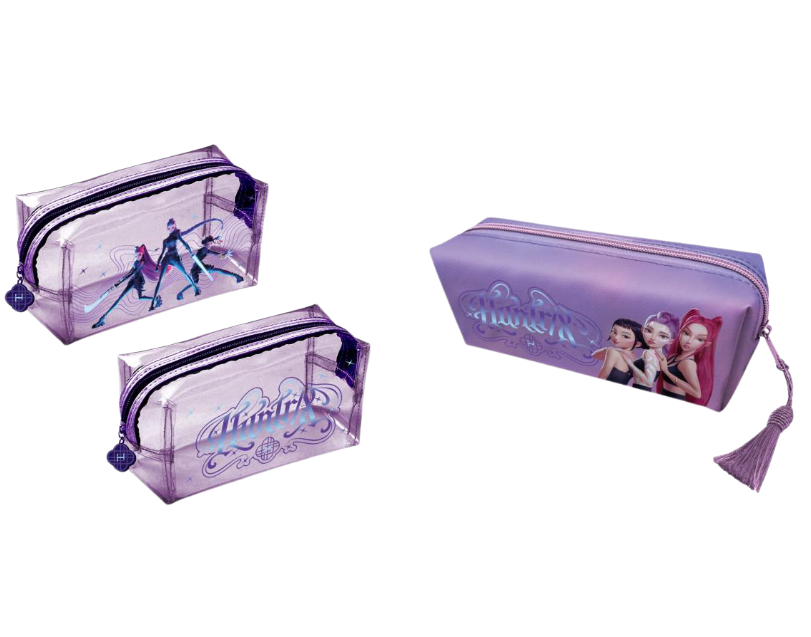 PREORDINE KPOP DEMON HUNTERS - ASTUCCI IN 2 VARIANTI TRASPARENTE/STAMPE E IN TELA *FINE GIUGNO