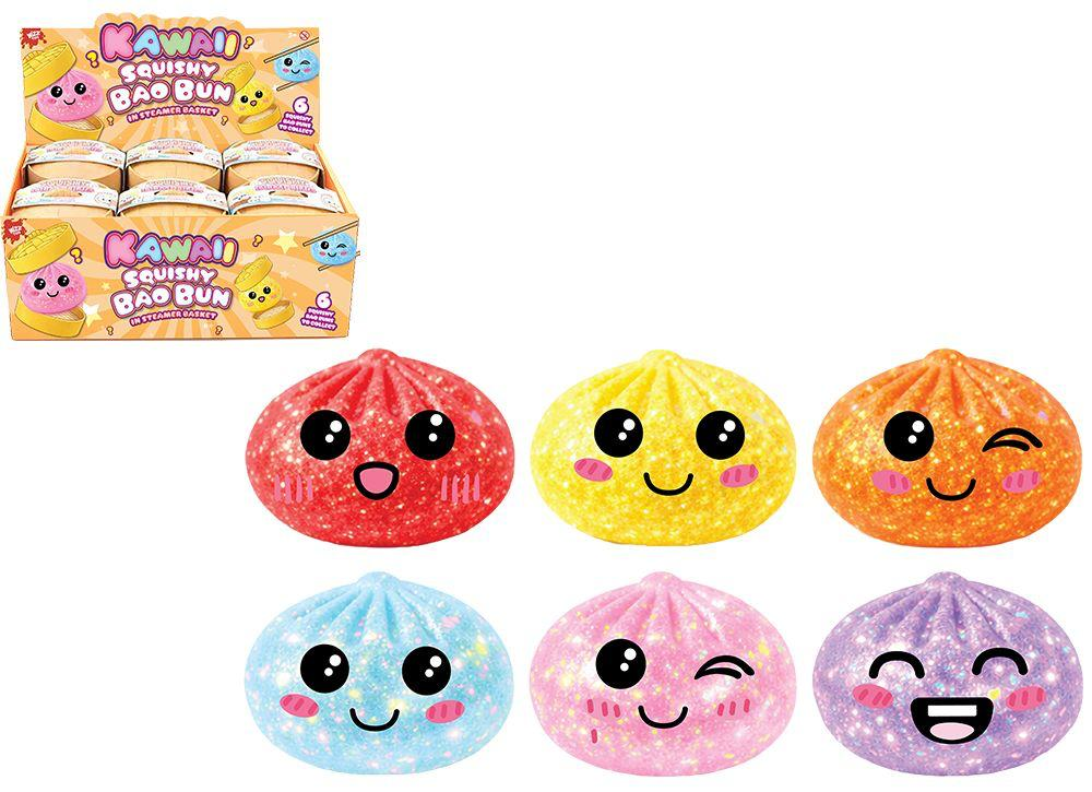 PREORDINE KAWAII SQUISHY BAO BUN GLITTER 6CM 31/07/2026