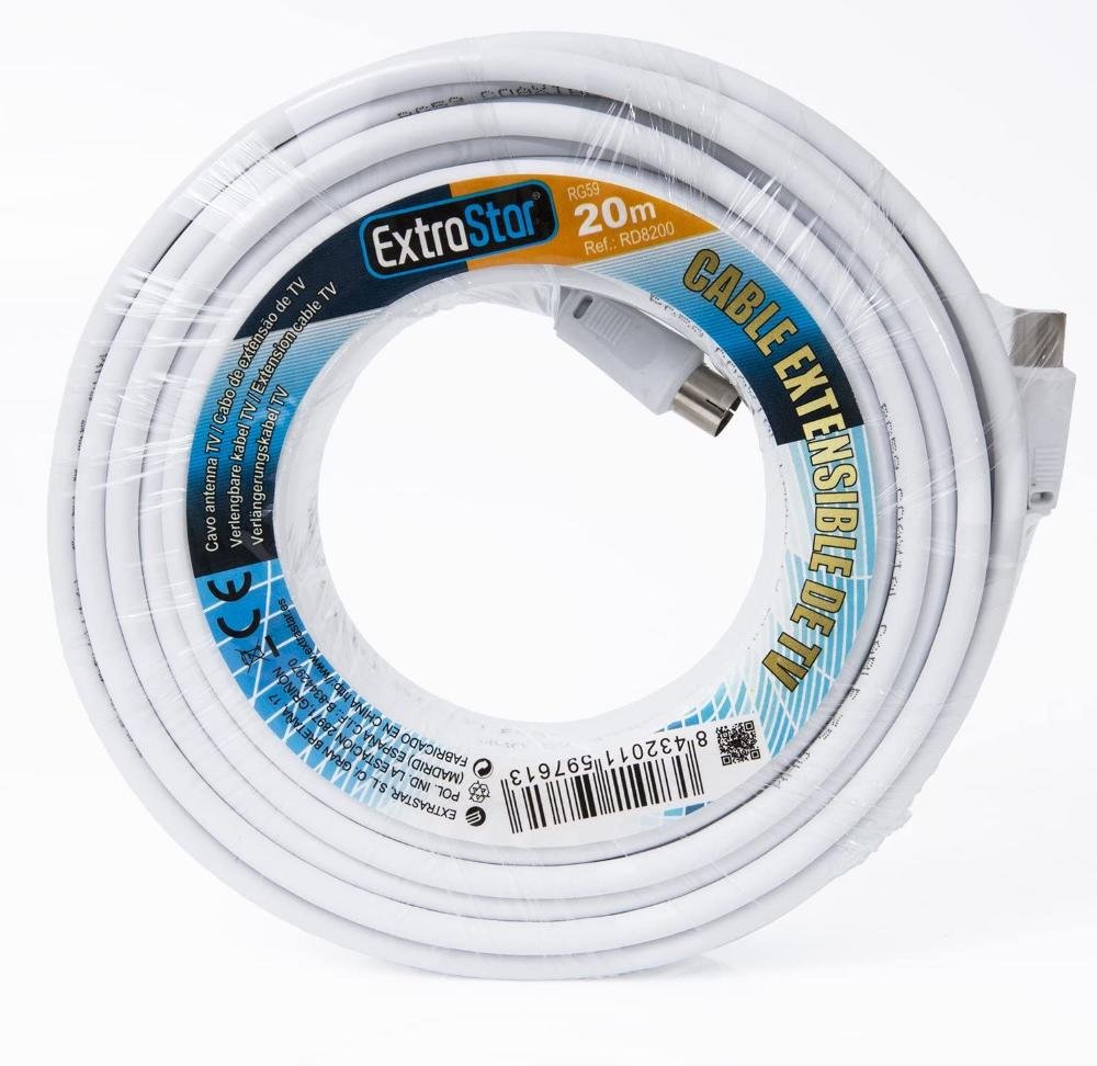 EXTRASTAR CAVO ANTENNA TV RG59 20M