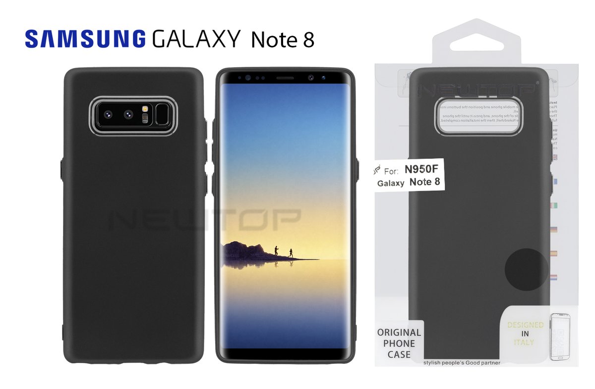 TPU MATTE OIL WITH BUTTON COVER SAMSUNG GALAXY NOTE 8