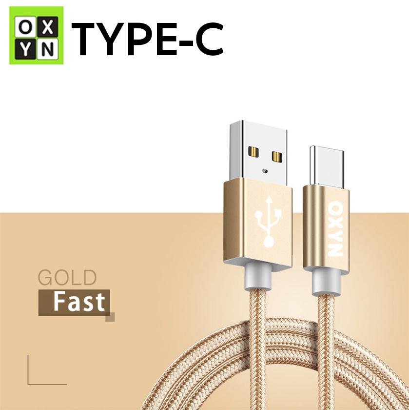 OXYN ALUMINIUM DESIGN USB CABLE TYPE-C 1M