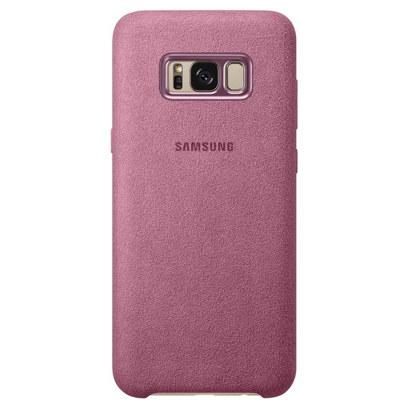 SAMSUNG ALCANTARA COVER GALAXY S8+ PINK