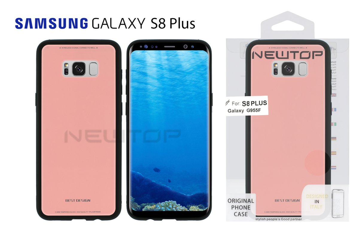 TPU GLASS CASE COVER SAMSUNG GALAXY S8+
