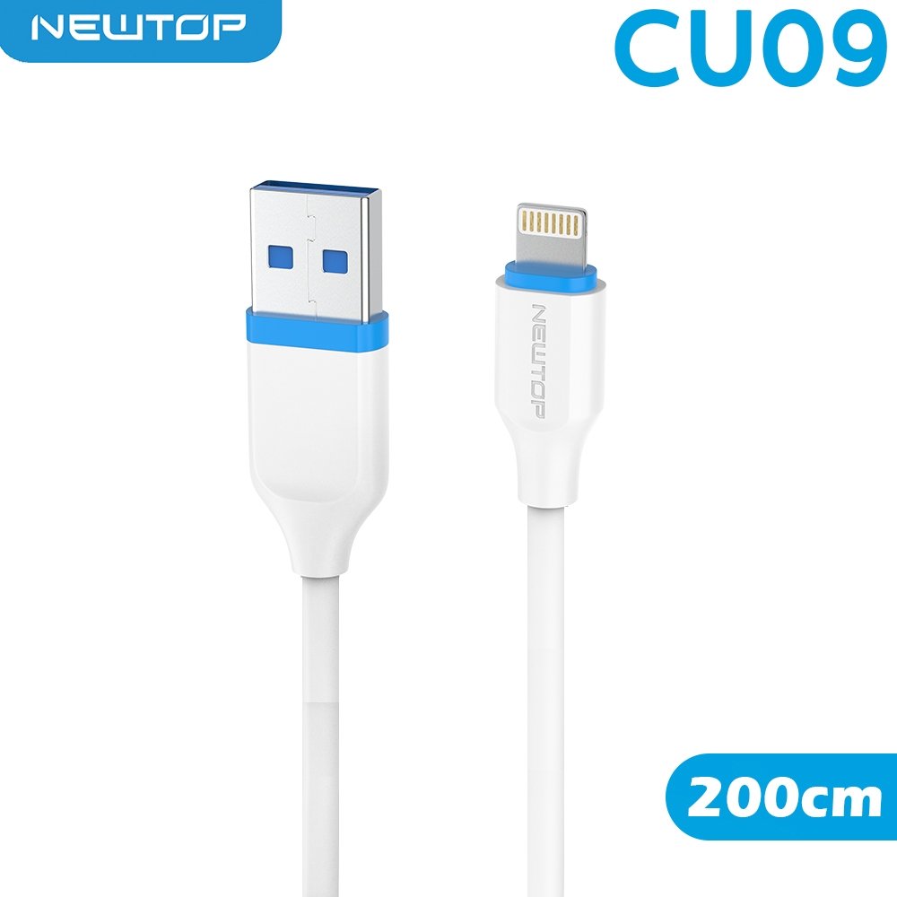 NEWTOP CU09 BLULINE CAVO 200CM USB/LIGHTNING