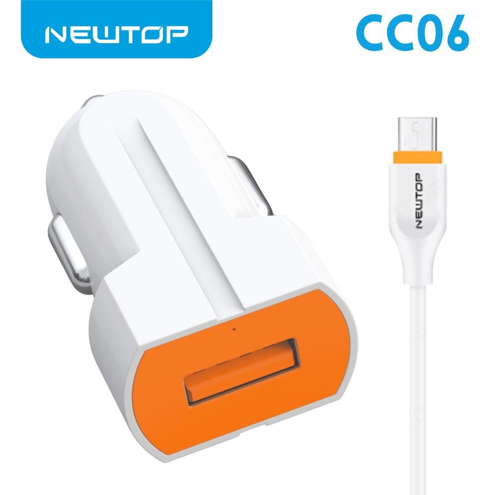 NEWTOP CC06 CAR FASTCHARGER 3.0A 1 USB CON …