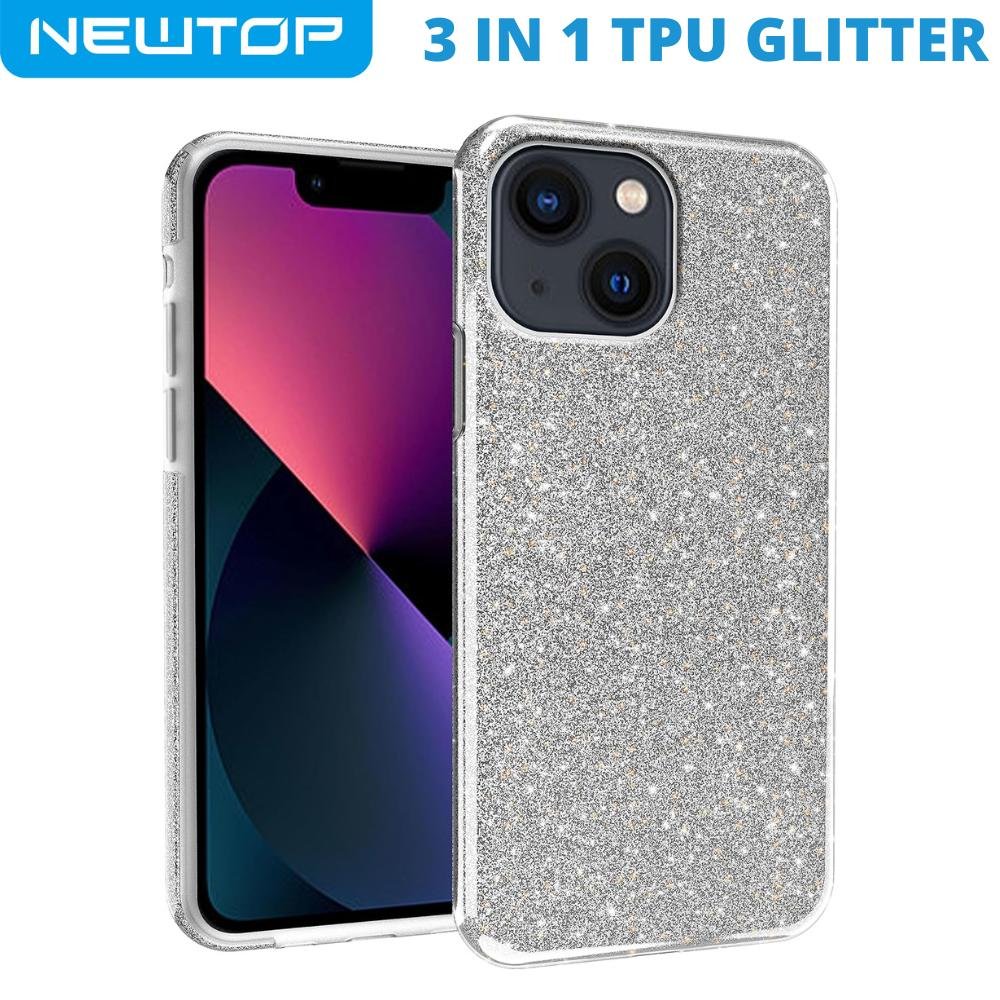 3 IN 1 PC TPU GLITTER COVER APPLE …