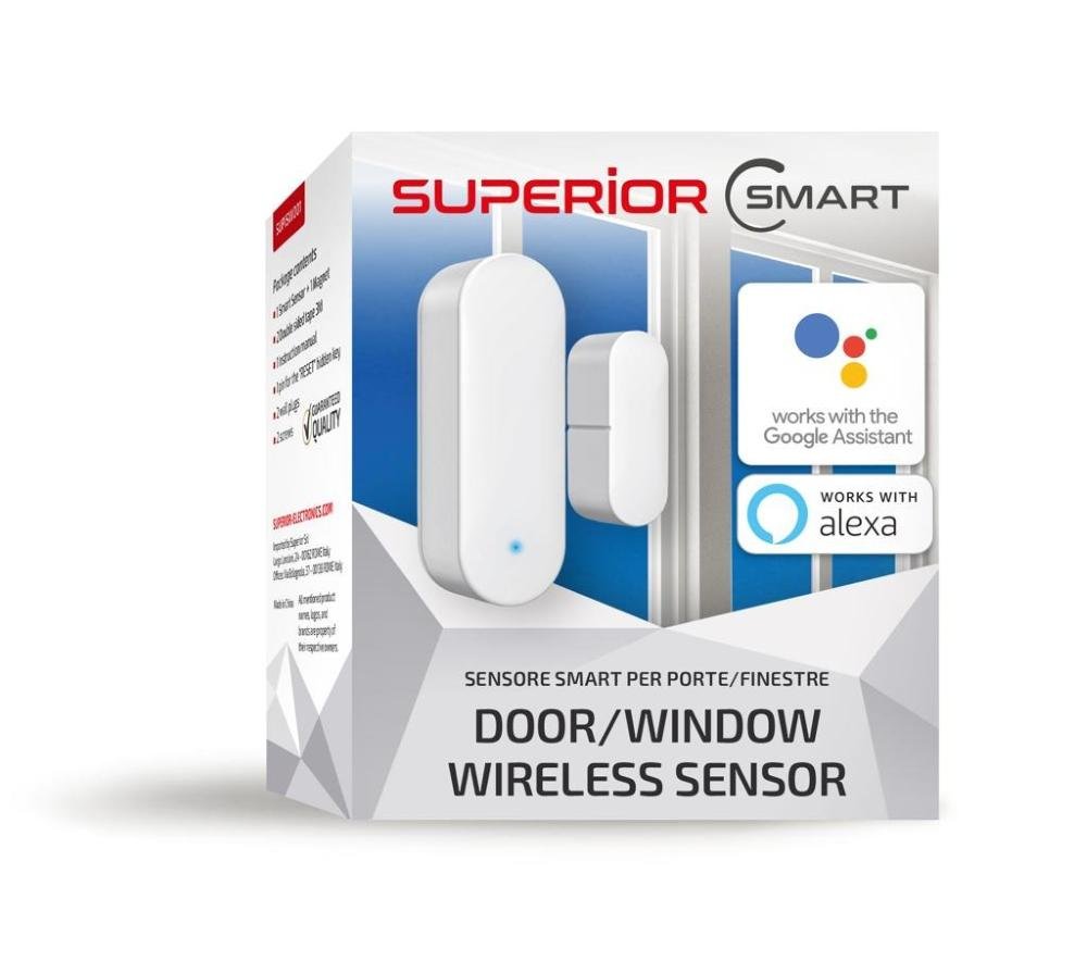SUPERIOR SENSORE SMART PER PORTE E FINESTRE WIRELESS SUPISW001