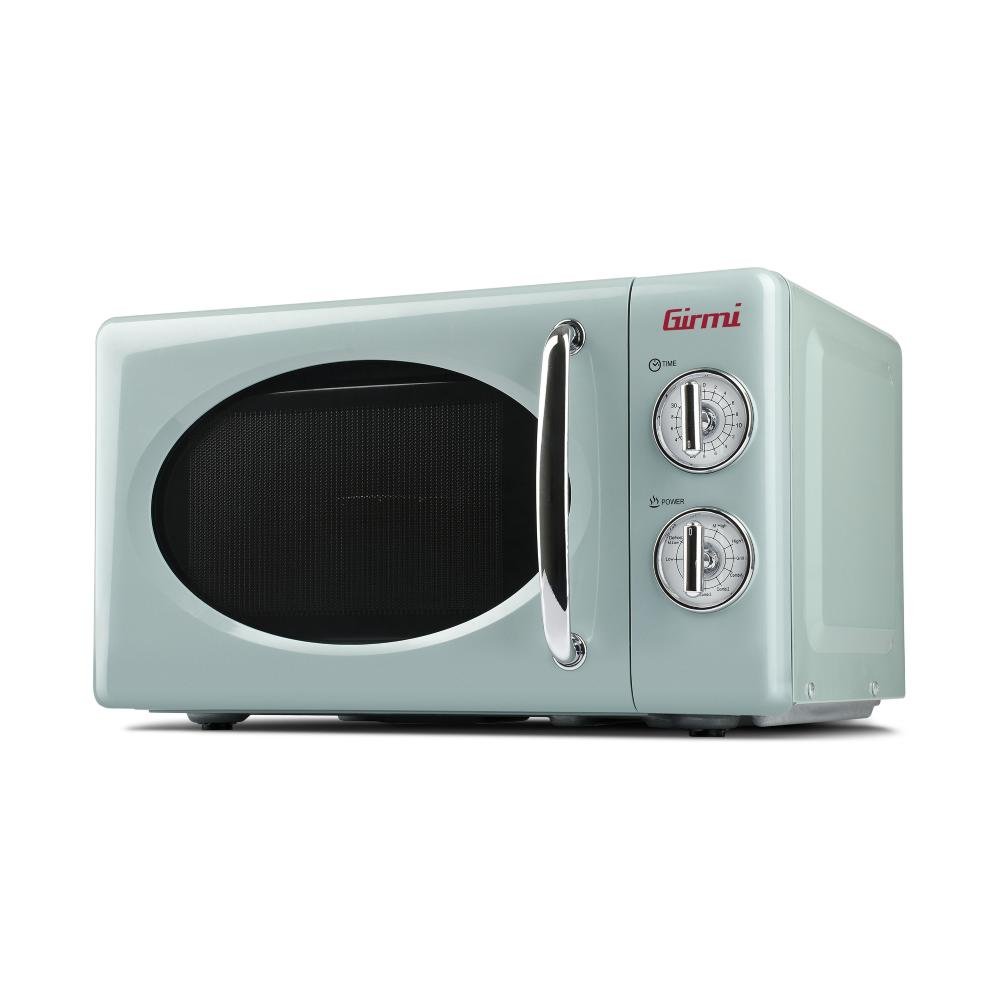 GIRMI Forno Microonde combinato 20 Litri700+800 Watt Vintage design VERDE