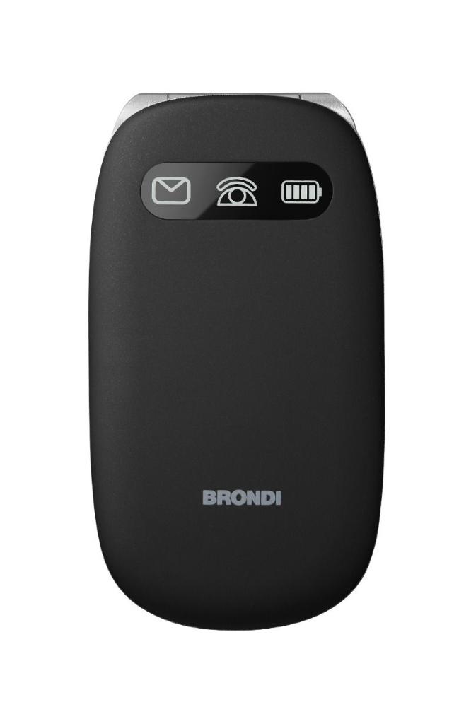 BRONDI CELLULARE AMICO COMFORT NERO RUBBER