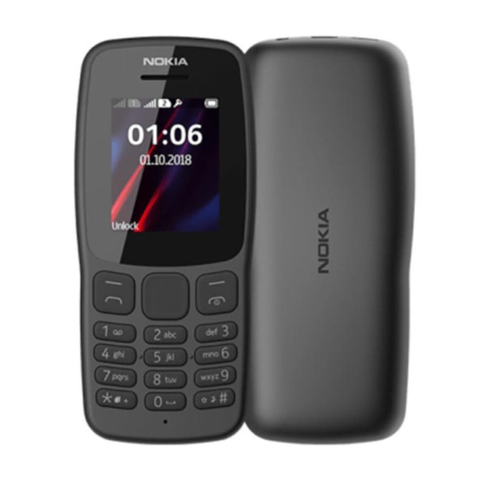 NOKIA 106 DS 2017 TA-1114 NEW BLACK RADIO FM