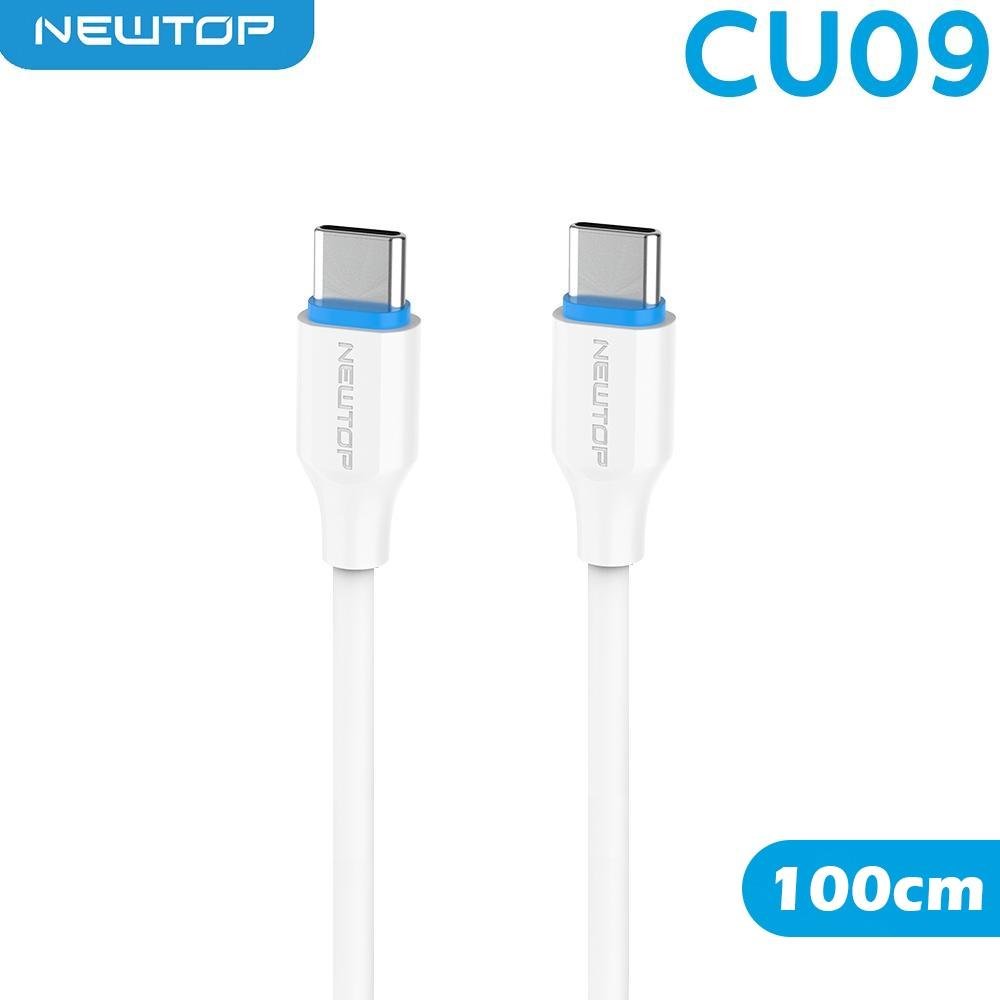 NEWTOP CU09 BLULINE CAVO 100CM TYPE-C/TYPE-C MAX 20V/3A