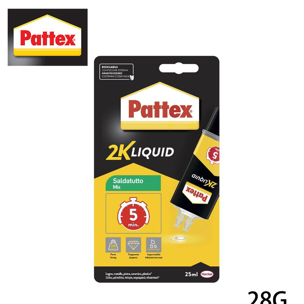 Saldatutto Pattex Power Epoxy trasparente - siringa da …