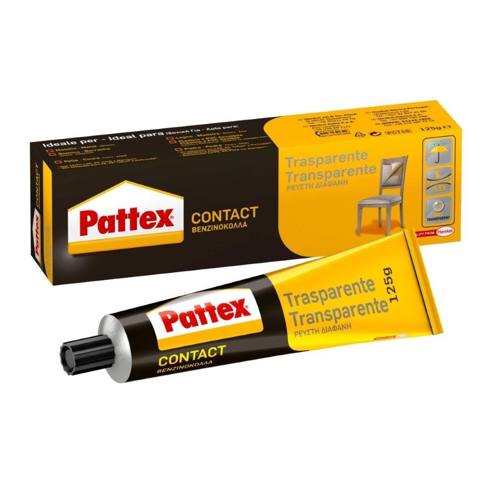 Adesivo a contatto permanente Pattex Contact trasparente 125 …
