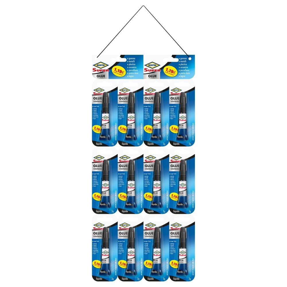 BOSTIK SUPER GLUE ISTANTANEO ADESIVO LIQUIDO 3G 1PZ=(1PZ)