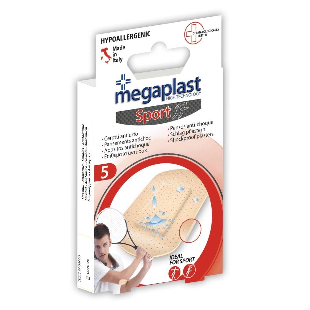 MEGAPLAST SPORT ML 5 CEROTTI FOAM 5X7.5CM 1PZ=(1PZ)