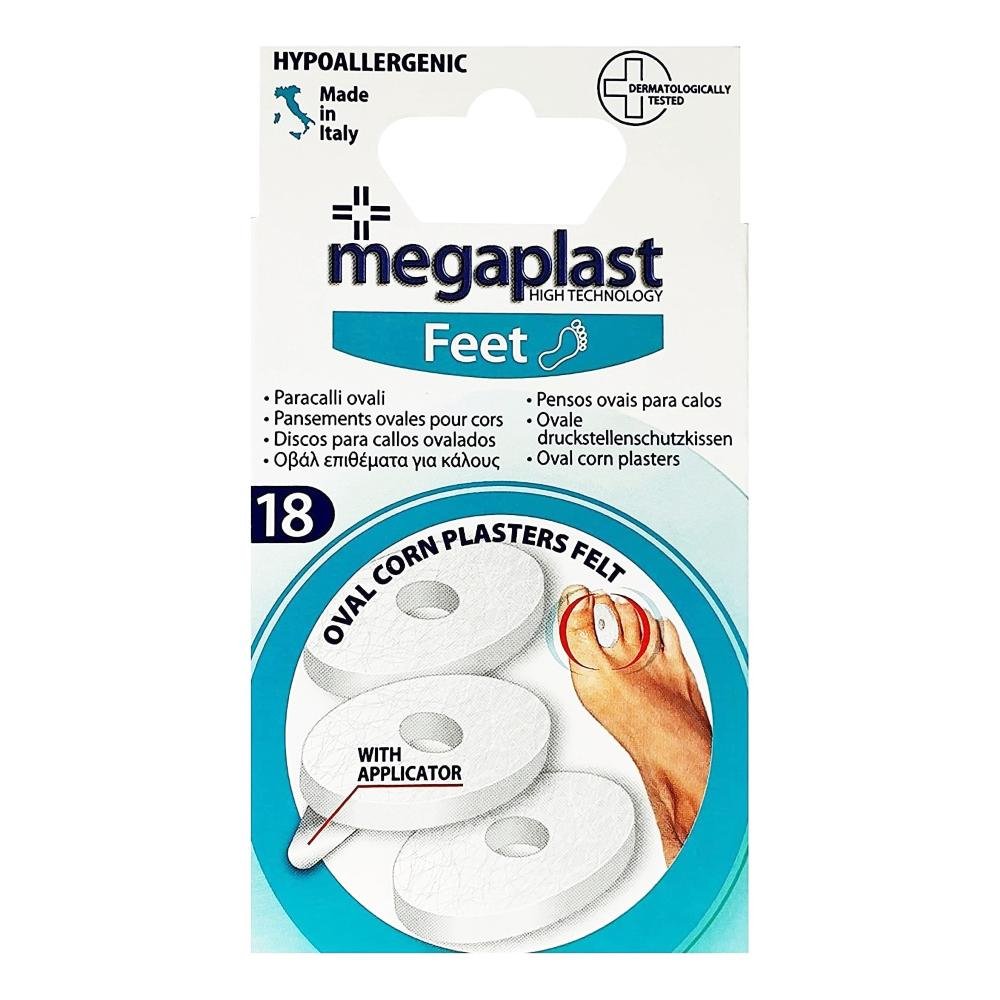 MEGAPLAST FEET ML 18 PARACALLI OVALI FELTRO 1PZ=(1PZ)