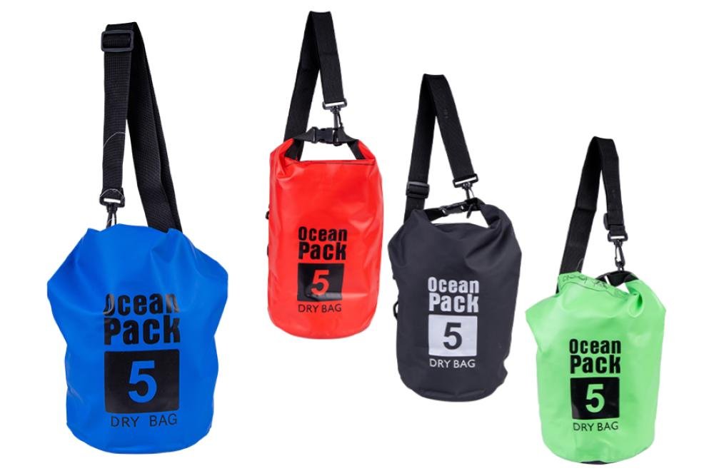 NATALUNA BORSA IMPERMEABILE A TRACOLLA PVC 5 LITRI …