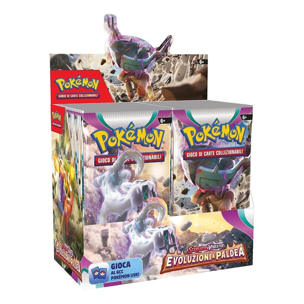Pokemon - Bustina Singola in Esp. 36 "Scarlatto e Violetto - 02 Evoluzioni a Paldea"