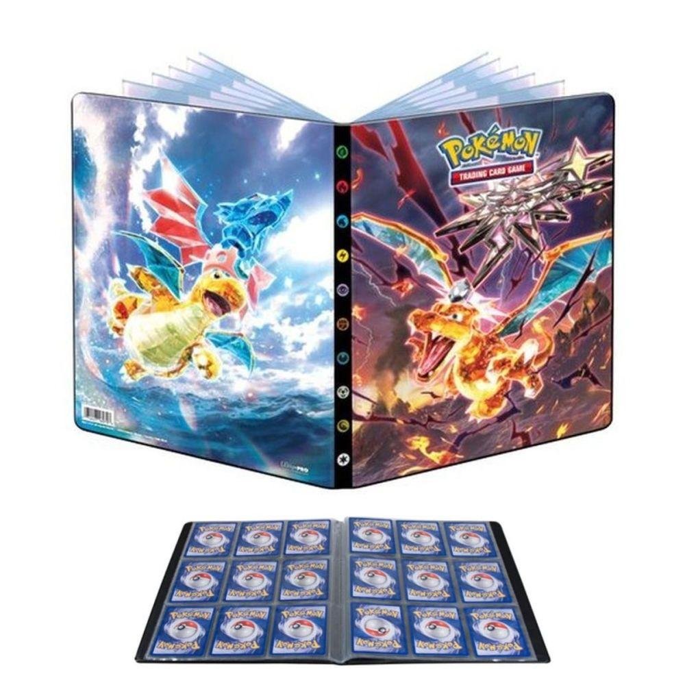 ULTRA PRO - POKEMON - ALBUM 14 PAGINE 9 TASCHE - SCARLATTO E VIOLETTO OSSIDIANA INFUOCATA 16070